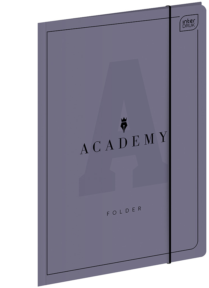 Teczka z gumką A4+ Academy Interdruk